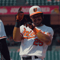 Happy Anthony Santander GIF by Baltimore Orioles
