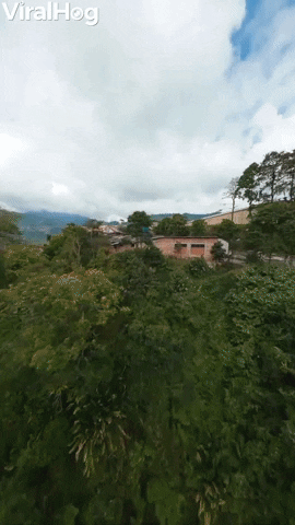 Beautiful Drone Footage Of Betania Colombia GIF by ViralHog