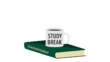 Coffee Break Sticker by Sacramento State