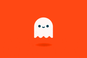 ghost float GIF by Skinny Ships