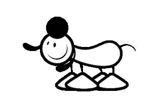 Dog Woof Sticker by PlusOne