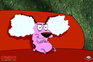 angry courage the cowardly dog GIF by Boomerang Official