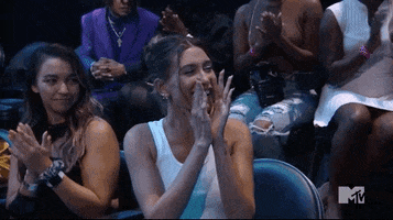 Clapping Cheering GIF by 2021 MTV Video Music Awards