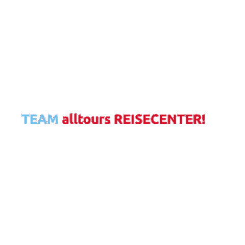 Business Teamwork Sticker by alltours Reisecenter