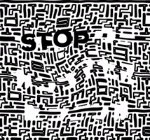 lettrist stop GIF