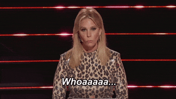 Cheryl Hines Reaction GIF by The Masked Dancer