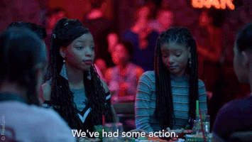Chloe X Halle Action GIF by grown-ish