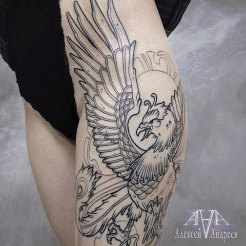 Tattoo Phoenix GIF