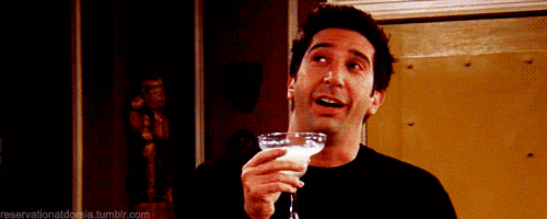 Resultado de imagen de gif drinking friends