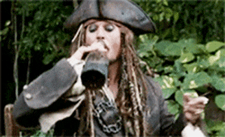 movies drinking johnny depp alcohol pirates of the caribbean