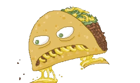 angry taco GIF