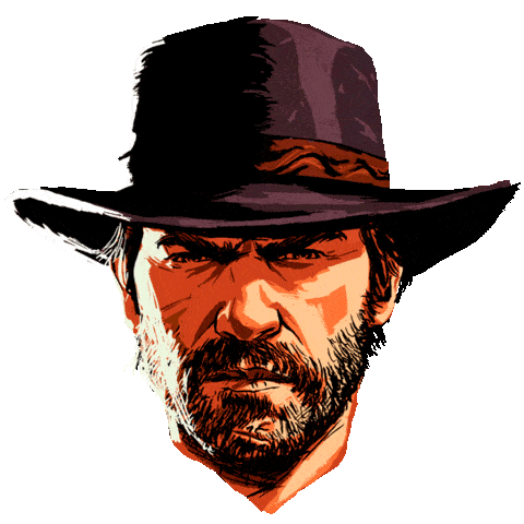 Red Dead Redemption 2 Arthur Sticker by Rockstar Games for iOS ...