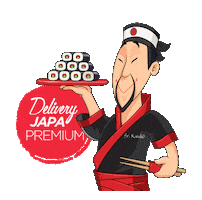Delivery Culinaria Sticker by Kaiso Sushi