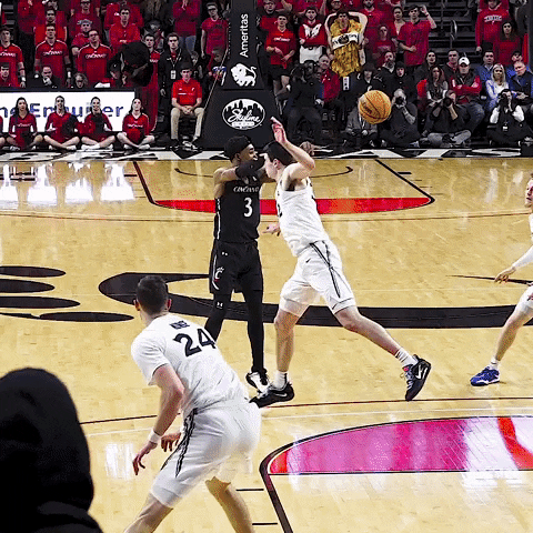 Basketball Dunk GIF by Cincinnati Bearcats
