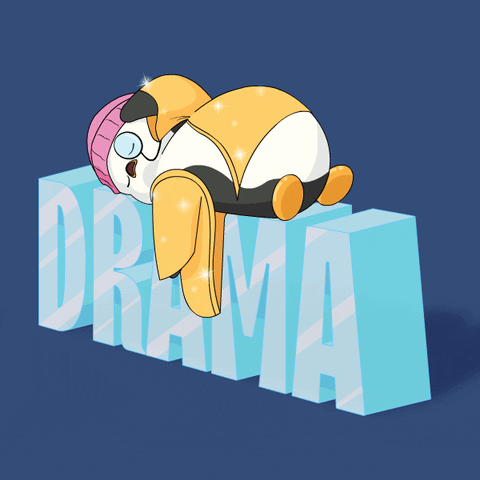 Drama Queen Sleeping GIF by Pudgy Penguins