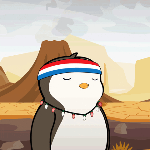 Good Vibes Life GIF by Pudgy Penguins