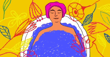 Woman Relaxing GIF by Ana