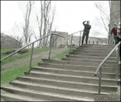 Stair Fails | Funny GIFs of People Falling Down Stairs