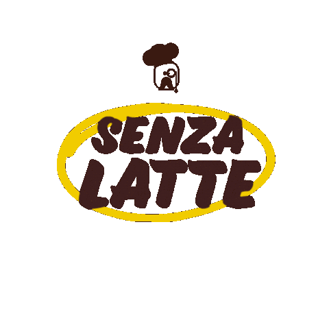 Senzalatte Sticker by mr.sciocco