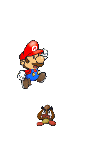 Paper Mario Sticker by KAT BALL