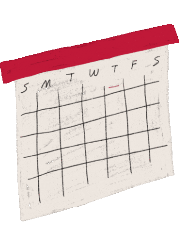 Calendar Sticker by Christy Sports