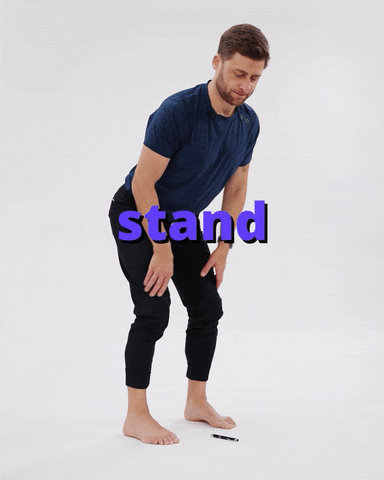 Standing Forward Bend GIFs Get The Best GIF On GIPHY