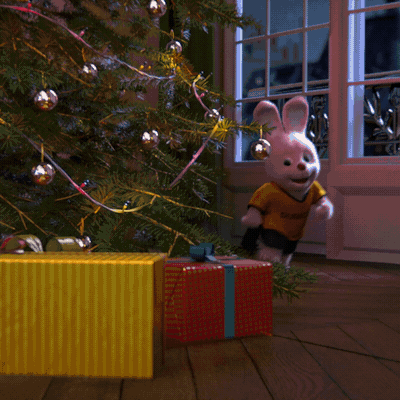Christmas Tree GIF by Duracell Bunny - Find & Share on GIPHY