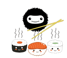 Sale Sushi Sticker by Slevici