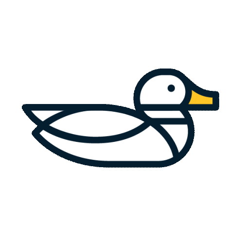 Duck Sticker by LakeCityCider