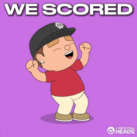 Happy Fan Reaction GIF by OneFootball Heads