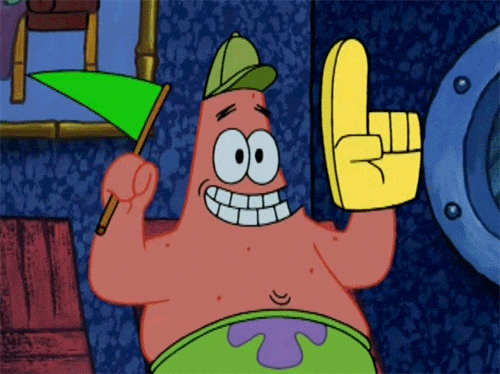 Happy Spongebob Squarepants Excited Spongebob Patrick Exciting Bump Patrick Star