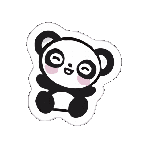 Panda Sticker by Pixel