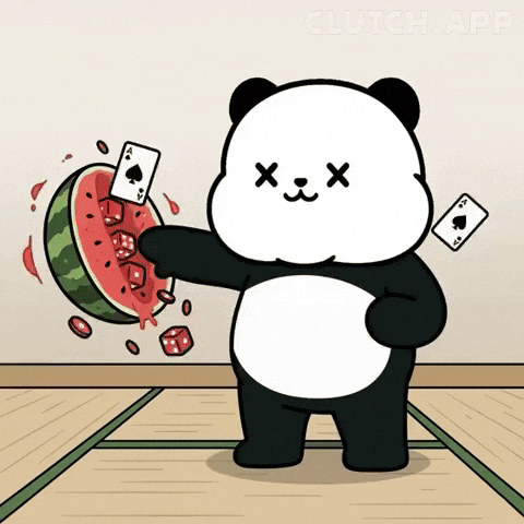 Too Easy Panda GIF by Kanpai Pandas