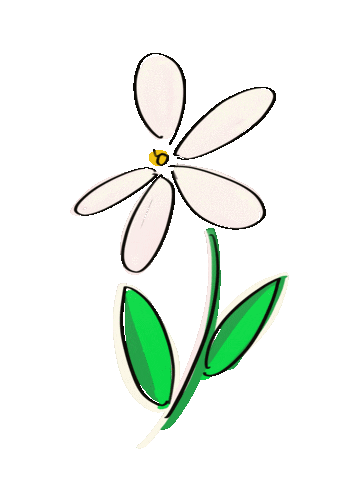 Coffee Flowers Sticker