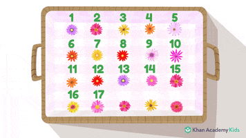 Count To 20 Early Childhood Education GIF by Khan Academy Kids