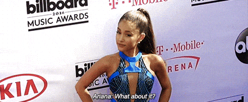 Ariana Grande And What About It GIF