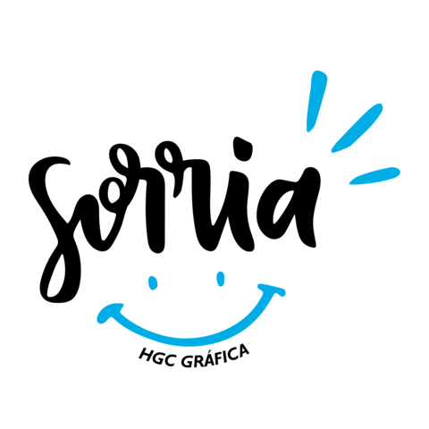 Smile Sticker by HGC Soluções Gráficas