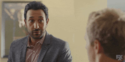 lying desmin borges GIF by You're The Worst 