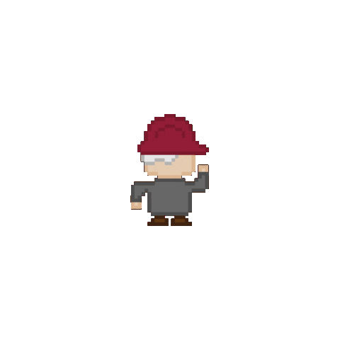 Pixel Fire Sticker by Combiente