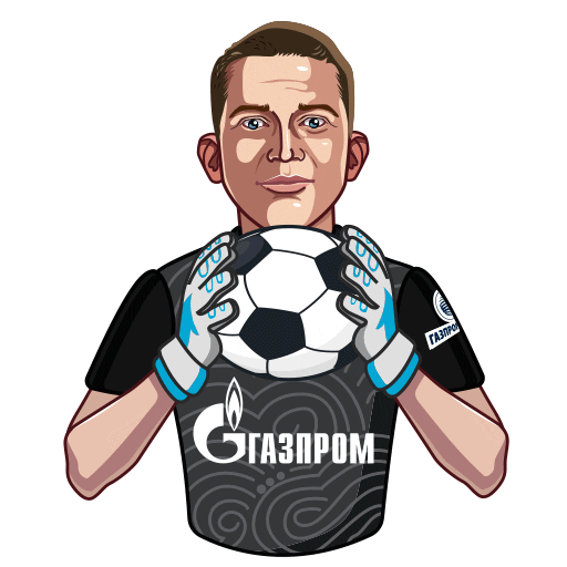 Kerzhakov Кержаков Sticker by Zenit Football Club