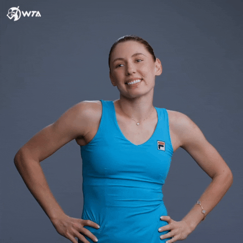 Ekaterina Alexandrova Smile GIF by WTA