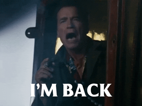 Arnold Im Back GIF by Death Wish Coffee - Find & Share on GIPHY