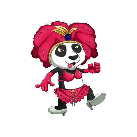 Vegas Panda's Club Sticker