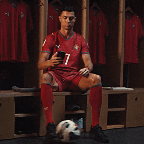 Cristiano Ronaldo Phone GIF