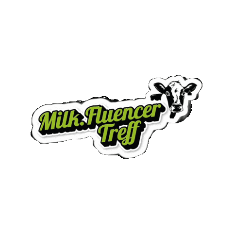 Milk Cow Sticker by Agrokontakt