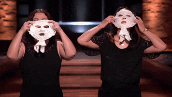Shark Tank Face Mask GIF by ABC Network