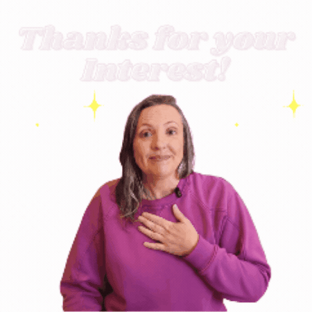 Thanks Interest GIF by Theresa Lear Levine