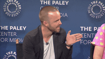 aaron paul GIF by The Paley Center for Media