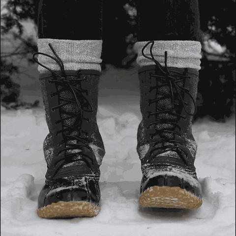 cold feet winter GIF by L.L.Bean