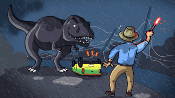 Jurassic Park Cinema GIF